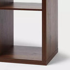 Libreria Decorativa da 8 Cubi in Noce | Mobile Contenitore da 146,8 cm