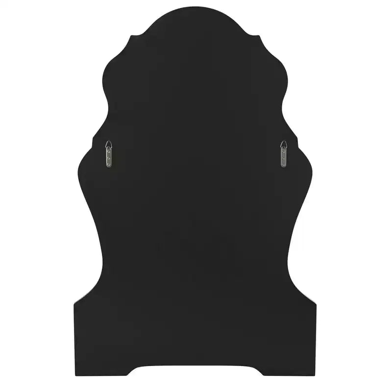 Specchio da Parete Art Déco con Foro per Chiave da 44" Argento | Grande Specchio Decorativo