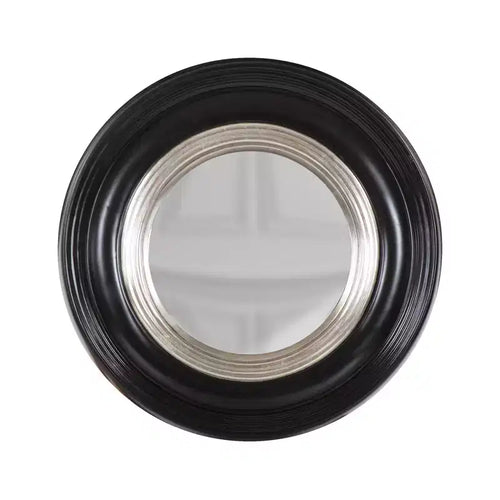 Howard Elliott 14" Round Framed Soho Accent Wall Mirror