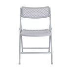 Hampden Furnishings 4pk Ava Collection Comfort Folding Chair Platinum