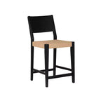 Powell Set of 2 Clara Counter Height Barstool Black