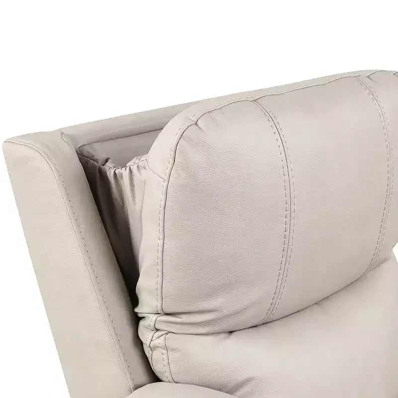 Poltrona Reclinabile Elettrica con Sollevatore | Poggiatesta Brevettato, Riscaldamento a 3 Zone e Porta USB, Grigio Chiaro