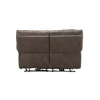 Divanetto reclinabile motorizzato Power Motion con porte di ricarica USB in grigio | Divano da 64"