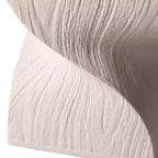 Tavolino Quadrato Twist in Fiberstone Nero | Tavolino d'Appoggio Moderno Completamente Assemblato