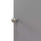 Mobiletto angolare sottile per bagno con porta carta igienica e 3 ripiani | Torre da 64,8 cm