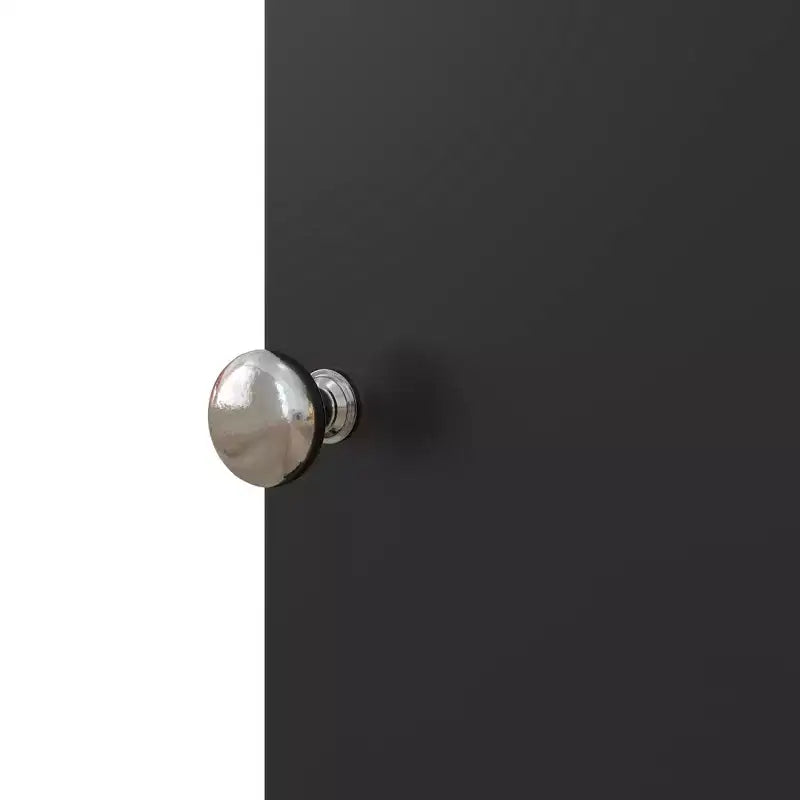 Mobiletto angolare sottile per bagno con porta carta igienica e 3 ripiani | Torre da 64,8 cm