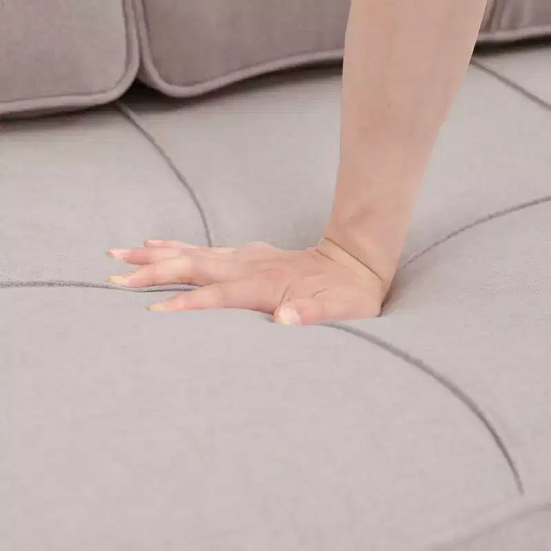 Divano Letto Sezionale a L in Velluto da 208 cm a 3 Pezzi | Divano Letto, Chaise Longue