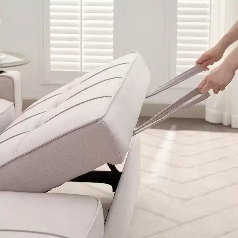 Divano Letto Sezionale a L in Velluto da 208 cm a 3 Pezzi | Divano Letto, Chaise Longue