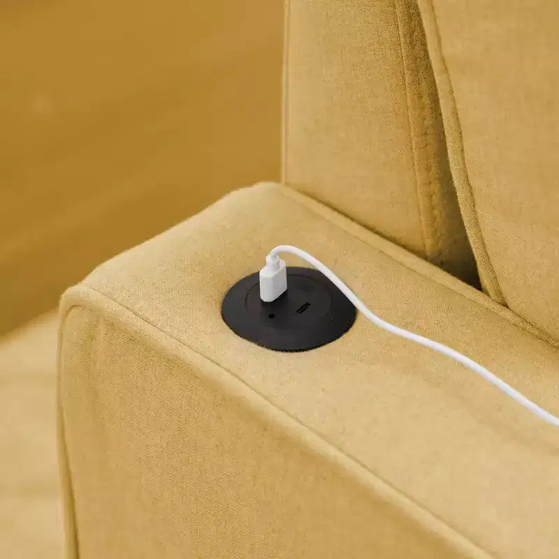 Divano Letto Sezionale a L in Velluto da 208 cm a 3 Pezzi | Divano Letto, Chaise Longue