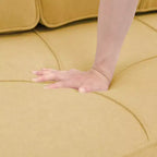 Divano Letto Sezionale a L in Velluto da 208 cm a 3 Pezzi | Divano Letto, Chaise Longue