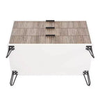 Set comò moderno 2 pezzi | Verticale a 5 cassetti e orizzontale a 3 cassetti con ferramenta antiribaltamento