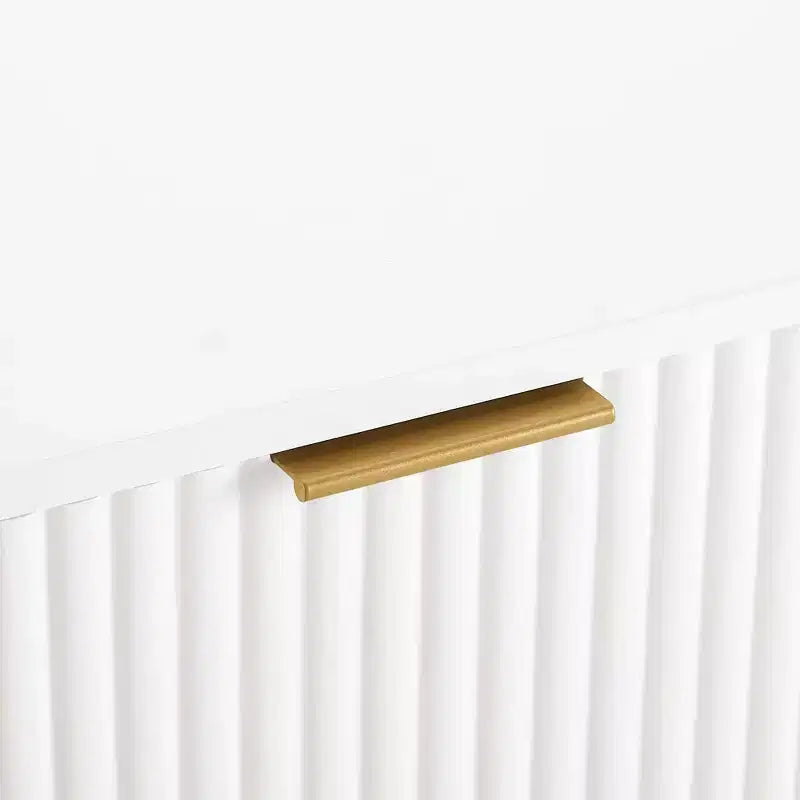 Set comò moderno 2 pezzi | Verticale a 5 cassetti e orizzontale a 3 cassetti con ferramenta antiribaltamento