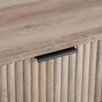 Set comò moderno 2 pezzi | Verticale a 5 cassetti e orizzontale a 3 cassetti con ferramenta antiribaltamento