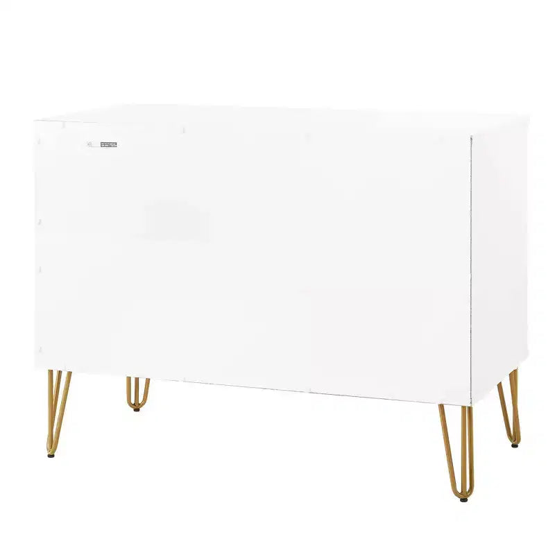 Set comò moderno 2 pezzi | Verticale a 5 cassetti e orizzontale a 3 cassetti con ferramenta antiribaltamento