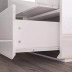 Comodino Moderno con Luce a LED e 2 Cassetti