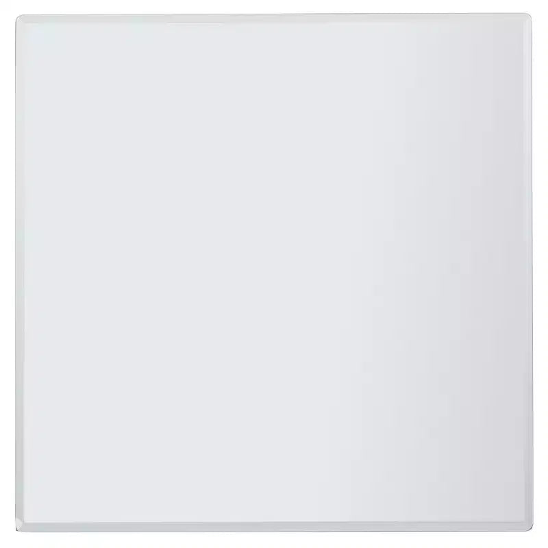 Tavolino d'appoggio quadrato a specchio color argento | Tavolino moderno ed elegante
