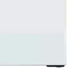 Tavolino d'appoggio quadrato a specchio color argento | Tavolino moderno ed elegante
