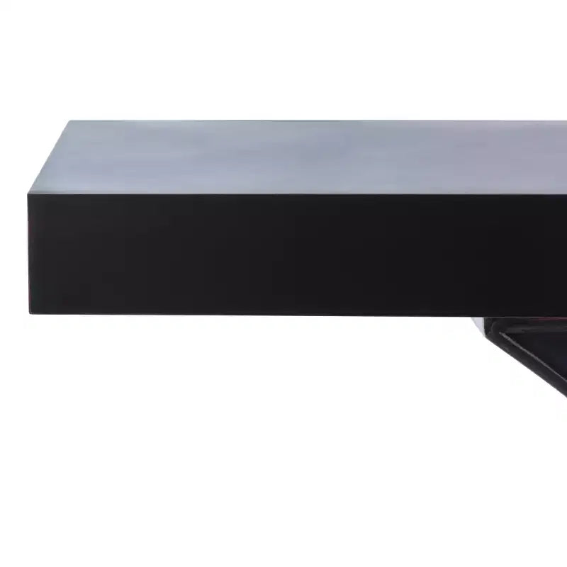 Console Glam con Gambe Curve in Legno di Abete Nero Decapato