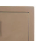 Cassettiera moderna a 3 cassetti con gambe affusolate | Legno e MDF, Nero/Tortora/Bianco