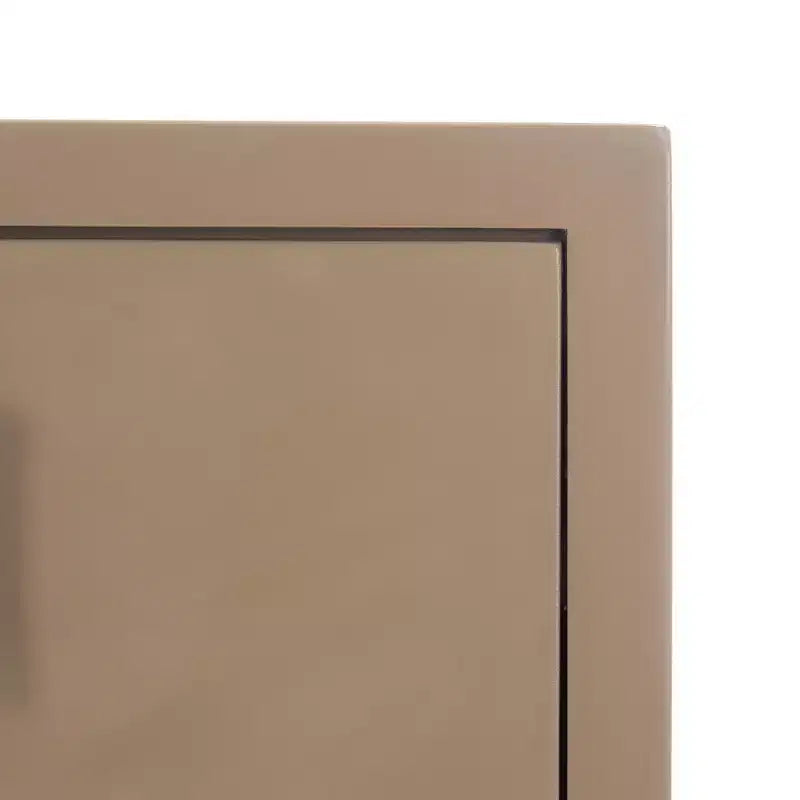 Cassettiera moderna a 3 cassetti con gambe affusolate | Legno e MDF, Nero/Tortora/Bianco