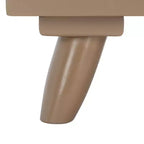Cassettiera moderna a 3 cassetti con gambe affusolate | Legno e MDF, Nero/Tortora/Bianco