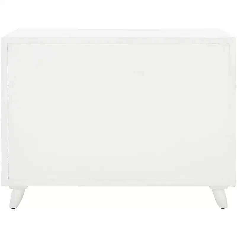 Cassettiera moderna a 3 cassetti con gambe affusolate | Legno e MDF, Nero/Tortora/Bianco