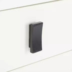Cassettiera moderna a 3 cassetti con gambe affusolate | Legno e MDF, Nero/Tortora/Bianco