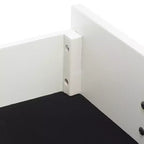Cassettiera moderna a 3 cassetti con gambe affusolate | Legno e MDF, Nero/Tortora/Bianco