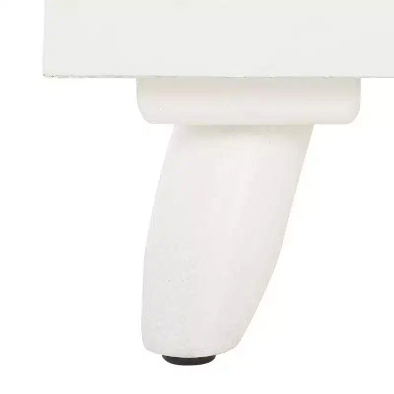 Cassettiera moderna a 3 cassetti con gambe affusolate | Legno e MDF, Nero/Tortora/Bianco
