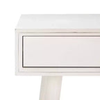 Scrivania 2 cassetti | Legno e MDF, Stile Classico, Nero/Marrone/Bianco anticato