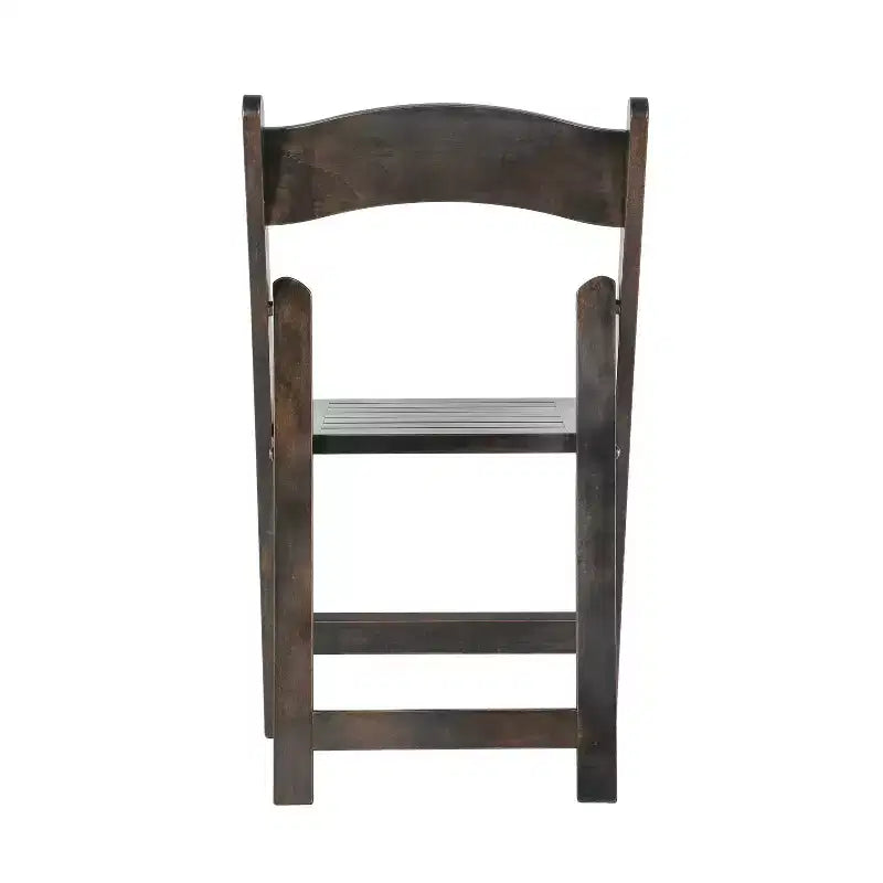 Set di 2 sedie pieghevoli da pranzo in legno massello di faggio | Capacità 136 kg, nessun assemblaggio richiesto