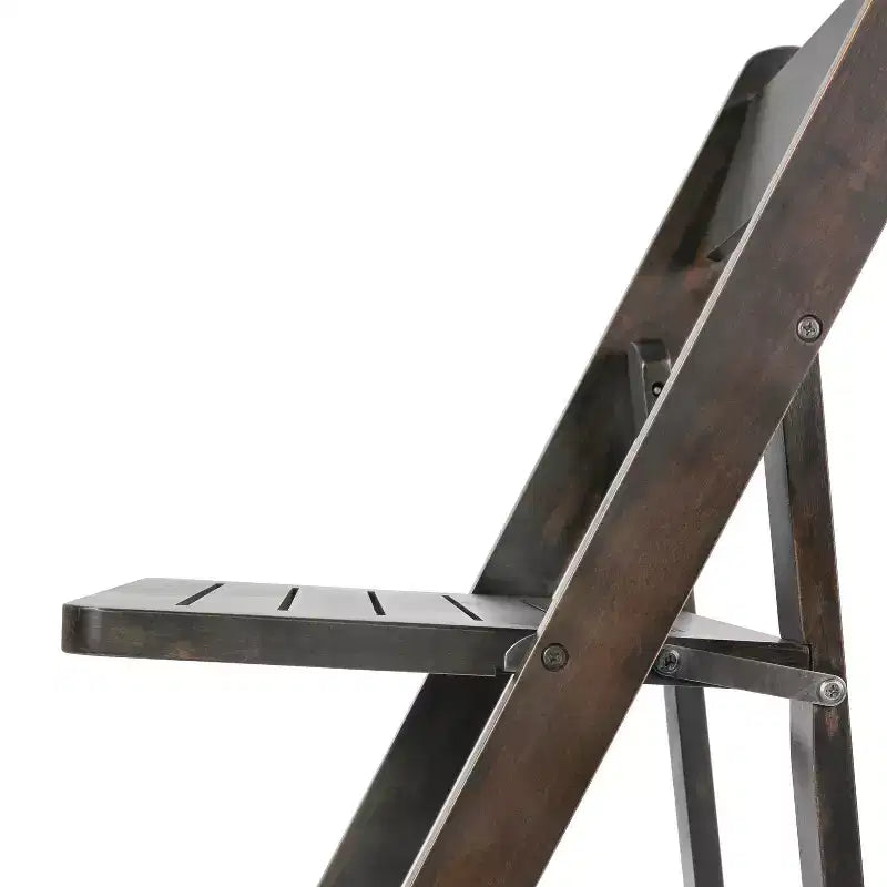 Set di 2 sedie pieghevoli da pranzo in legno massello di faggio | Capacità 136 kg, nessun assemblaggio richiesto