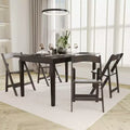 Emma and Oliver Set of 2 Solid Wood Foldable Dining Chairs