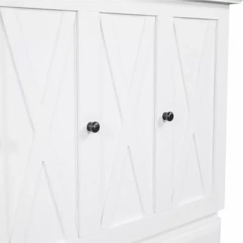 Letto a scomparsa in legno Queen/Full Size con ricarica USB e cassetti portaoggetti
