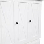 Letto a scomparsa in legno Queen/Full Size con ricarica USB e cassetti portaoggetti