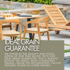 Sgabello doccia e vasca Nordic Teak Natural con sedile curvo e mensola - Beige