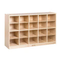 ECR4Kids 20 Cubby Mobile Tray Storage Cabinet, 4x5, Classroom Furniture