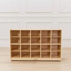 Mobile con 20 Scomparti 4x5 | Legno di Betulla, per Aula e Sala Giochi