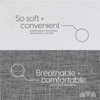 Materasso in memory foam da 5 pollici per letto estraibile, singolo - Set di 2