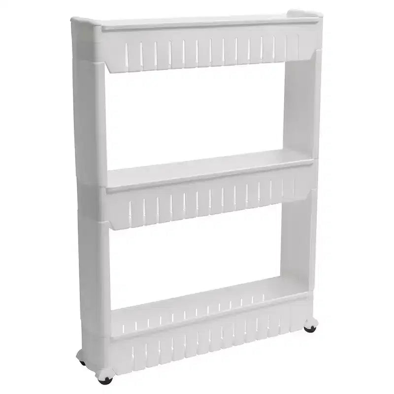 Carrello Portatutto Sottile a 3 Ripiani | Organizzatore per Bagno, Cucina e Dormitorio