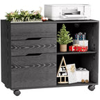 Classificatore mobile a 3 cassetti largo 79,5 cm con ruote