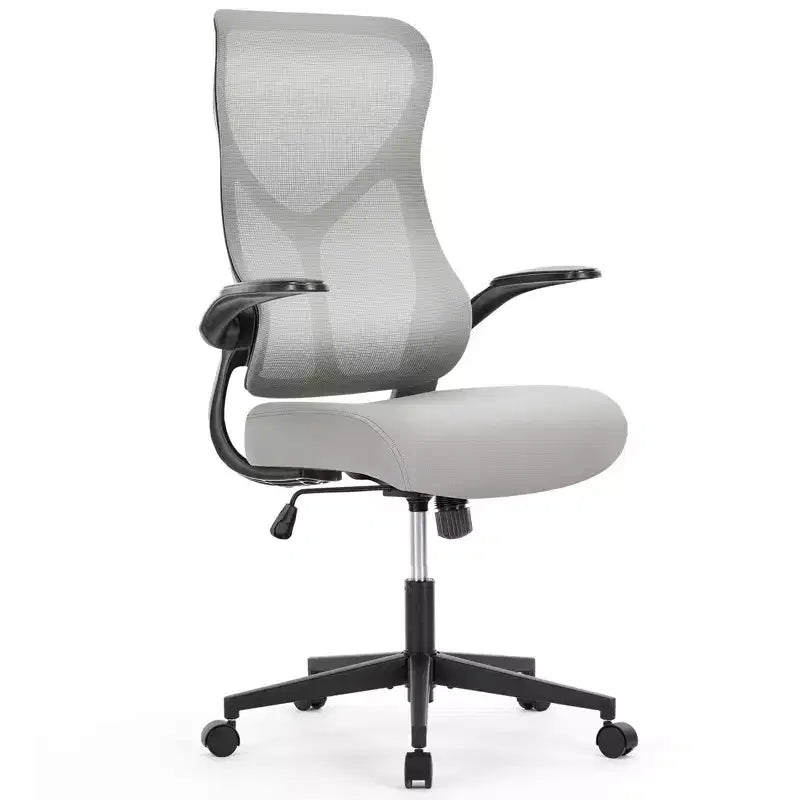 High Back Mesh Task Chair | Flip Armrests, Adjustable Height & Swivel